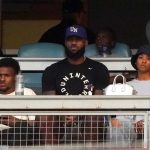 LeBron, Bronny James attend Dodgers game month after son’s cardiac arrest