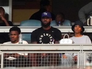 LeBron, Bronny James attend Dodgers game month after son’s cardiac arrest