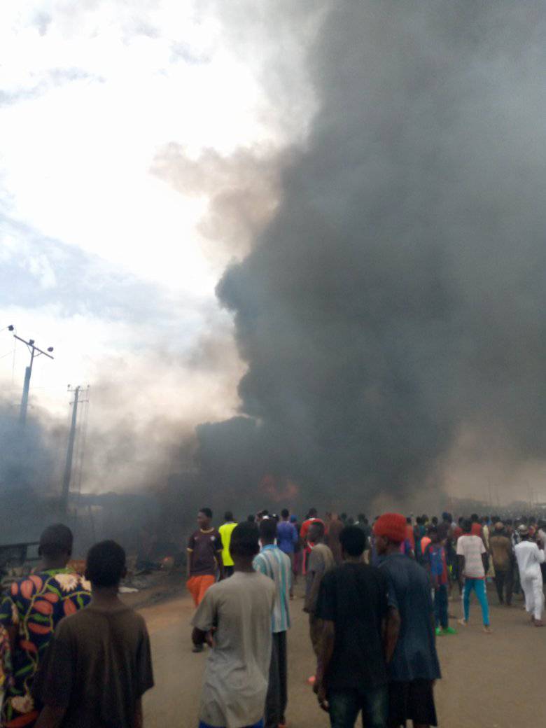 Gas Explosion Razes Building in Lagos After Massive Explosion