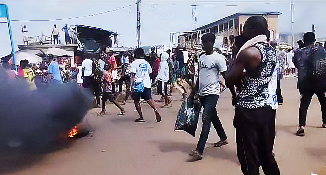 Sit-At-Home: One Feared Killed As Enugu Traders Protest Sealing Of Shops