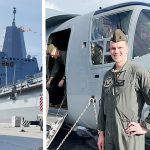 A look onboard the USS Mesa Verde as it docks in Dublin