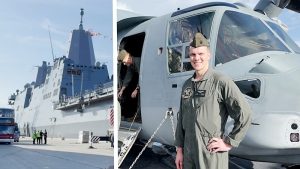 A look onboard the USS Mesa Verde as it docks in Dublin