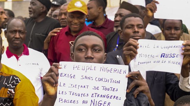 Rally in capital in support of Niger coup leaders