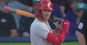 Bryson Scott rocked a No. 2 pencil bat for the Phillies