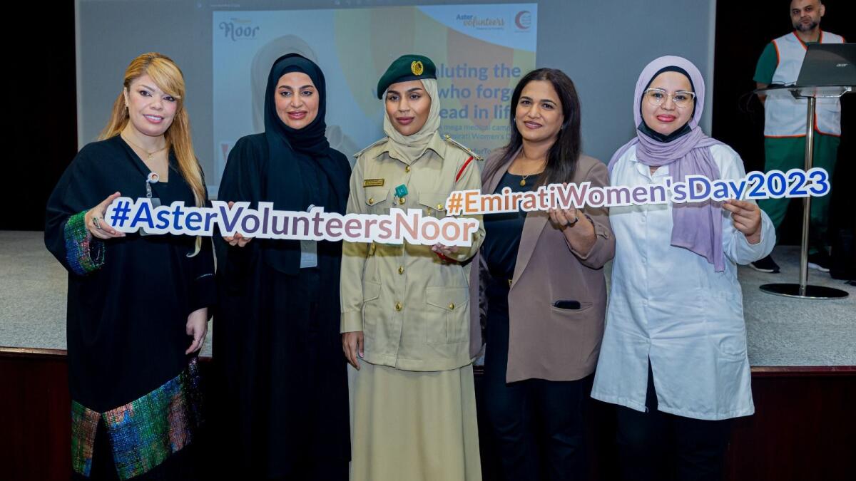 Emirati Women’s Day: Volunteers conduct health awareness activities for 50 underprivileged women