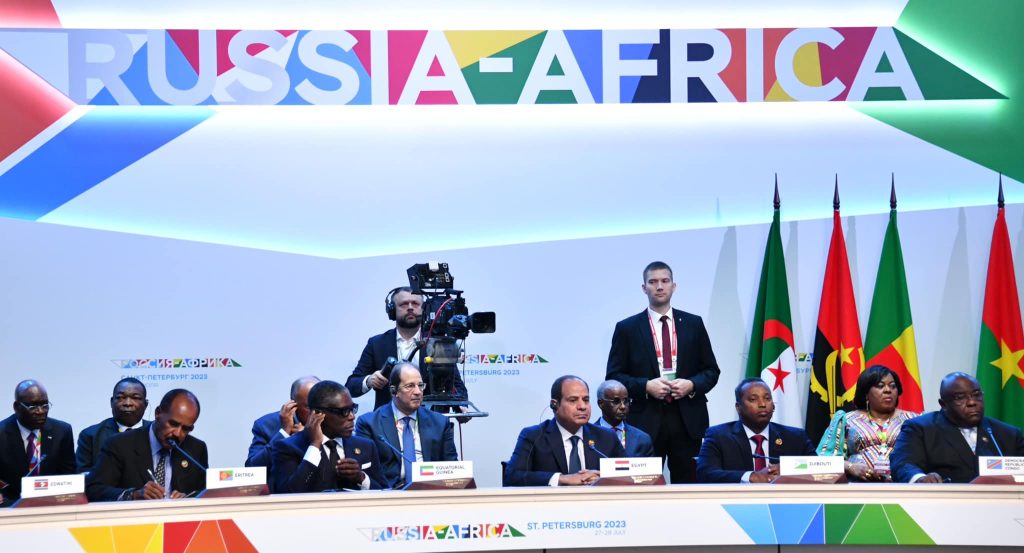 Egypt’s Al-Sisi addresses Russia-Africa summit, calls for peaceful resolution of conflicts