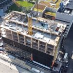 PCL tops off $150M Toronto mass timber building