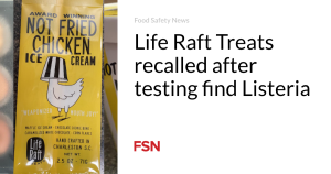 Life Raft Treats recalled after testing find Listeria