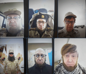 Prigozhin’s selfies in disguise found during the raid in his house