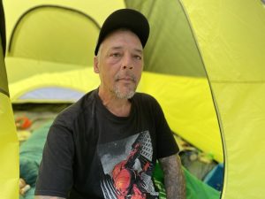 Homeless in Halifax: Man living in tent asks for health-care help