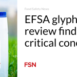 EFSA glyphosate review finds no critical concerns