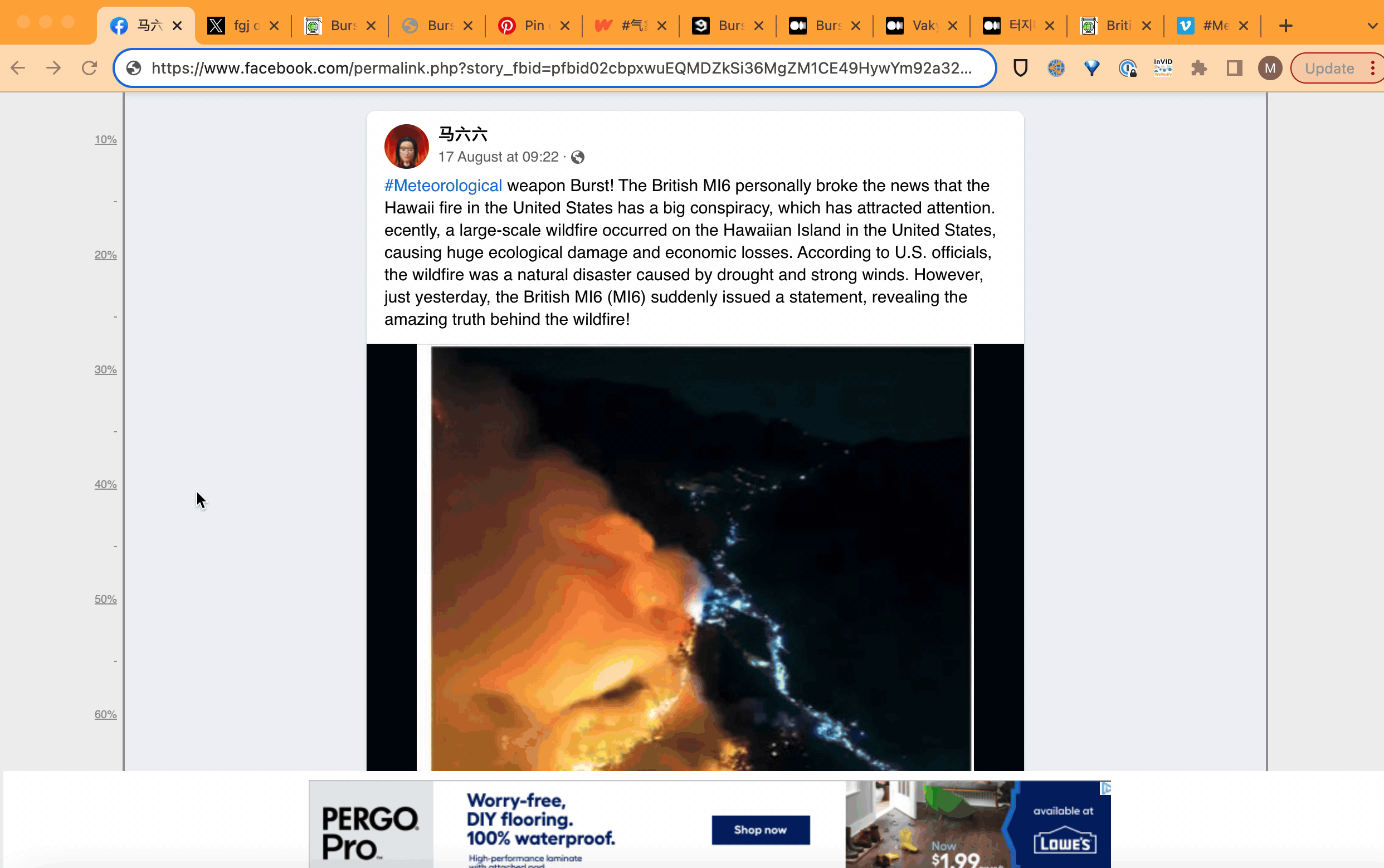 Salacious Chinese Disinformation Campaign Blames Maui Fires on Deadly American ‘Weather Weapon’