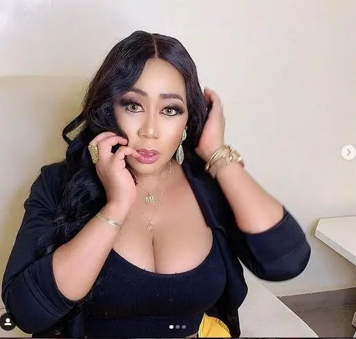 Nollywood Actress, Moyo Lawal, finally reacts to leaked s3x tape