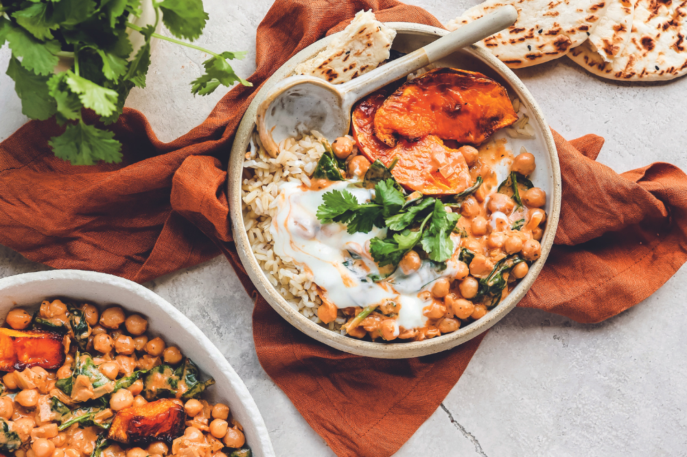 Chickpea &  Spinach Curry