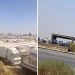 Hundreds of Syrian trucks trapped at Jordanian border