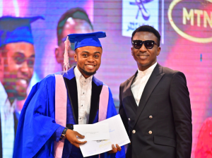 How Frank Edwards Awarded Scholars At The MTNF-MUSON Music Programme