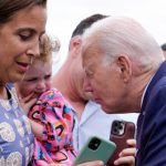 Watch: Joe Biden Nibbles Toddler’s Shoulder on Final Day of European Trip