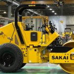 Sakai America’s first oscillating soil compactor rolls off production line