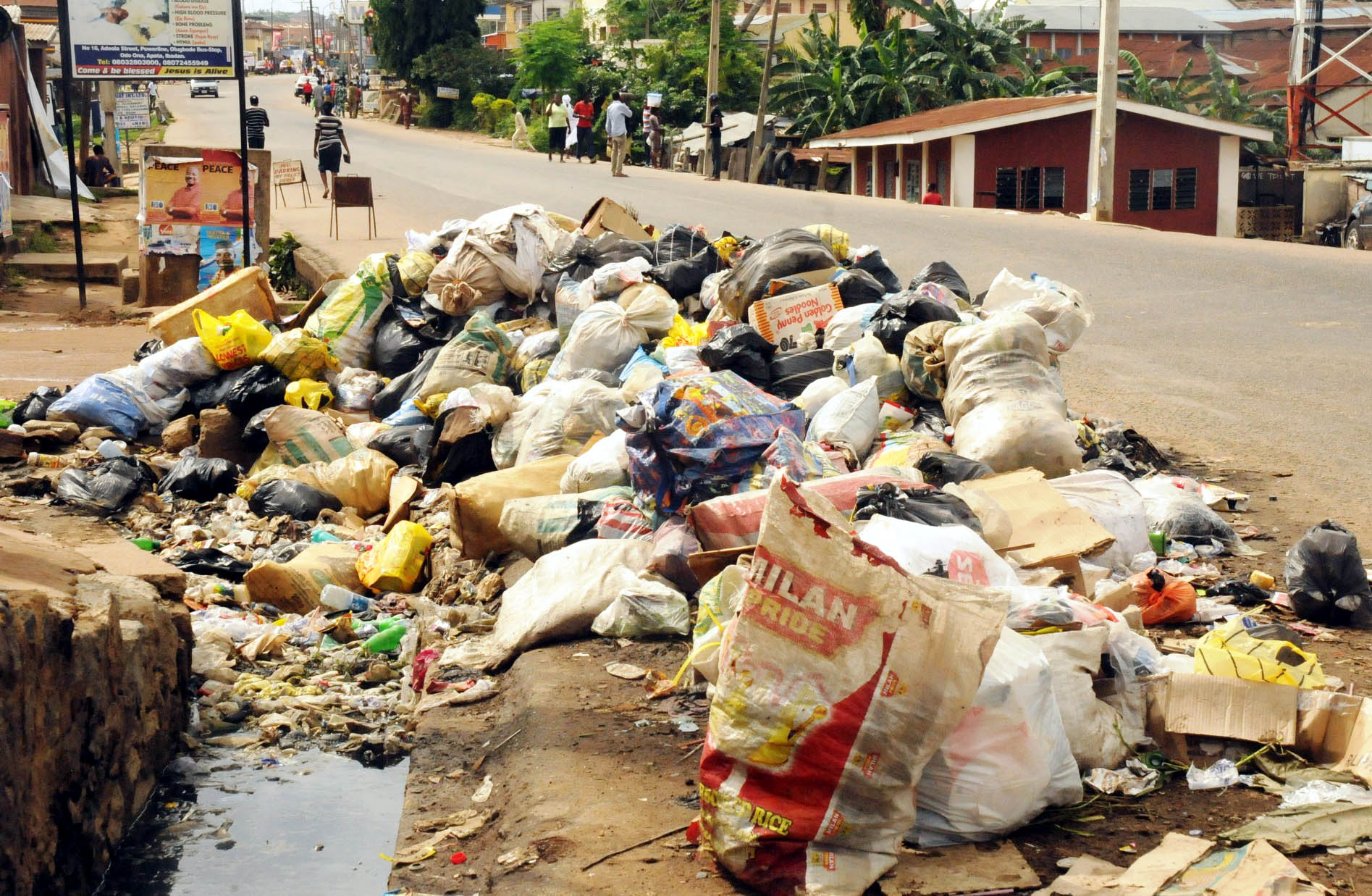 NTA Umuahia staff cry out over refuse dump beside station