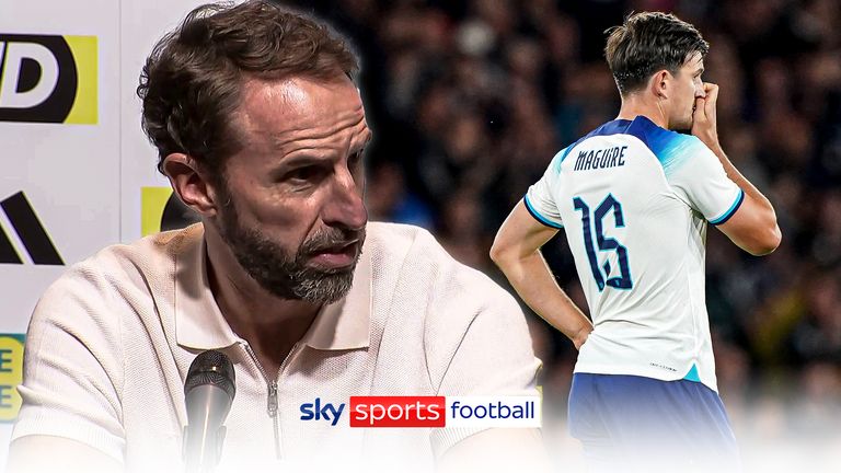 Gareth Southgate’s fierce defence of Maguire: Treatment has been ridiculous | Video | Watch TV Show | Sky Sports