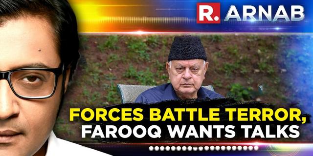 Forces battle terror, Farooq wants talks