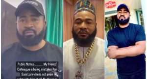 I’m not Sam Larry, I now walk around with my ID – Larry’s lookalike cries out (Video)