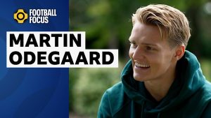 Football Focus: Martin Odegaard on new Arsenal contract, new chant and north London derby