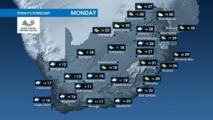 Weather Forecast | Monday 25 September 2023