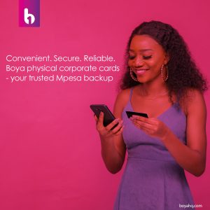 Boya partners Paymentology to launch its virtual expense card to simplify expenses for Kenyan firms