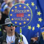 Pro-EU supporters march for Britain to rejoin bloc