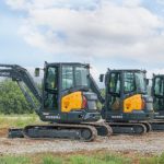 Three new Hyundai compact excavators feature low-emission engines and productive features