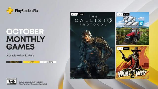 PlayStation Plus Monthly Games for October 2023 Announced