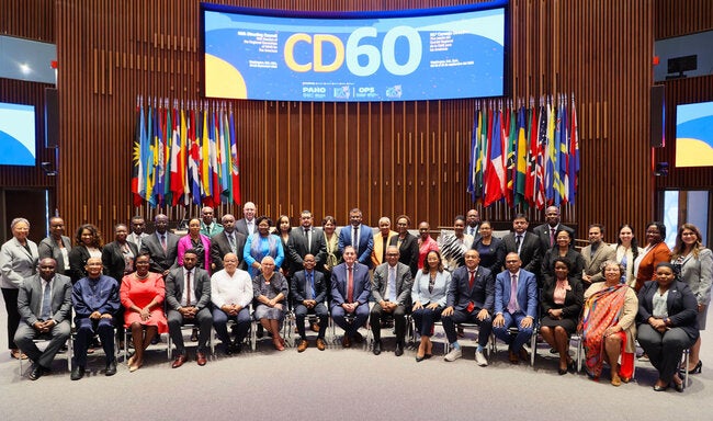 PAHO Director Urges Caribbean Health Ministers to Utilize Collective Action