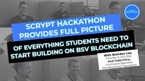 sCrypt hackathon showed students there’s more to blockchain than ‘crypto’ tokens: Brendan Lee