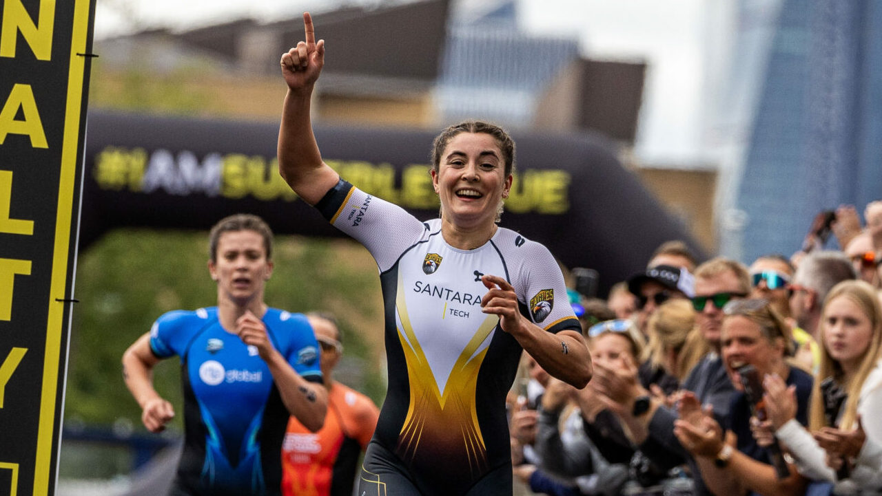 Super League Triathlon London 2023 Women’s Results: Lehair and Team Santara Tech Eagles bag first win