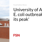 University of Arkansas E. coli outbreak ‘past its peak’