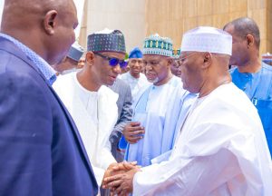 JUST IN: Atiku Meets with New NSA Nuhu Ribadu in Abuja [PHOTO]