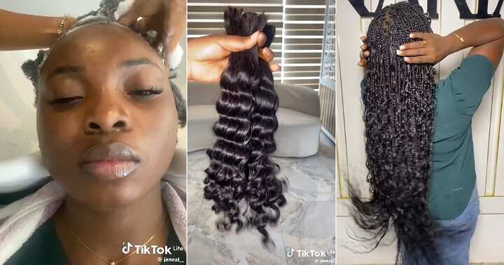 Lady Braids Her Hair for N220k at Posh Salon, Shares Video of Final Look, People React