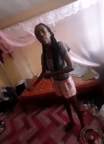 “Toka kwangu” – Watch a video of a young jobless Kenyan man being kicked out of his girlfriend’s house! Amewekwa kama mtoto.