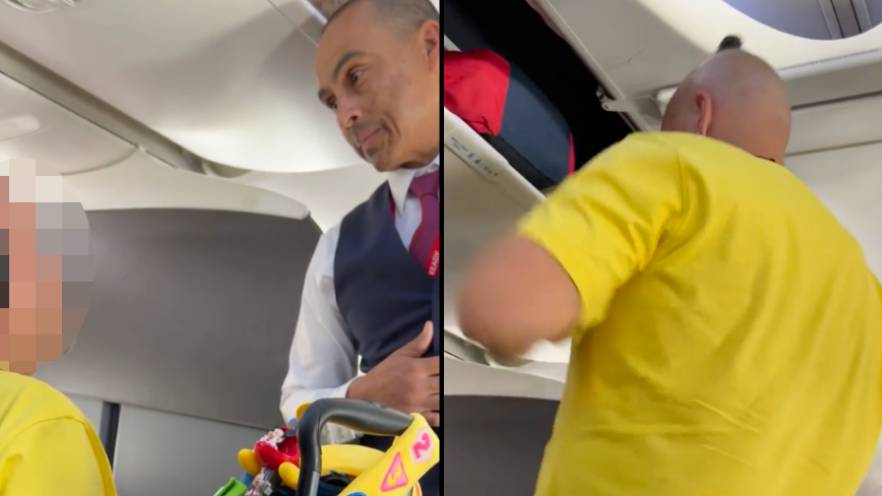 Man allegedly kicked off flight after complaining there’s not enough room for his bag in over overhead locker