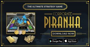 CORPORATE PIRANHA – A Strategic Mobile Company Takeover Game with built-in Stock-Market Feature