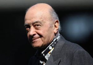 Mohammed Al-Fayed owner of Harris Shopping Center in London dies