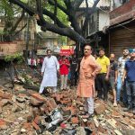 Political slugfest breaks out as wall of new govt school in Delhi collapses amid rains | India News