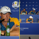 Rory McIlroy bangs table and gets applause from press for bold 2025 Ryder Cup prediction