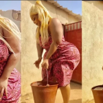 Chubby Kpékus with heavy duty bounces it for her fans on cam (Video)