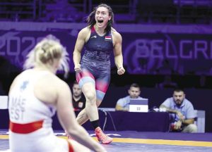 Sports Minister congratulates female wrestling champion Samar Hamza