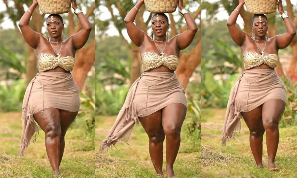 African Black Queen melts hearts with her innocent show offs (Video)