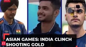 Asian Games 2023: Indian shooters clinch gold in men’s 10m air pistol team event