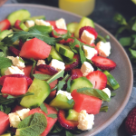 Watermelon & Strawberry Salad