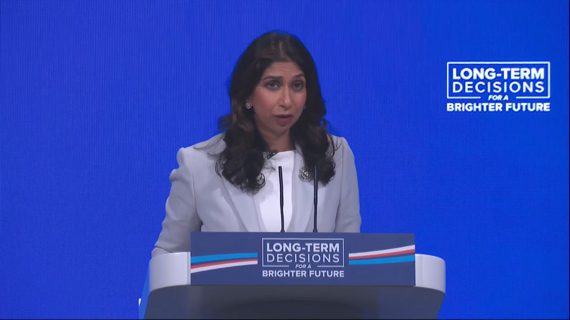 Conservative Party Conference: Senior London Tory removed for heckling Braverman